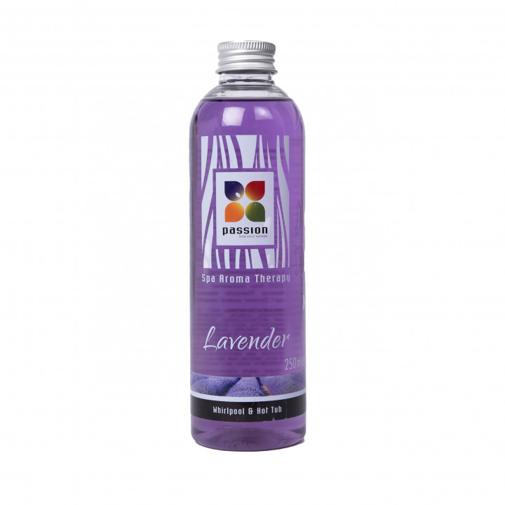 PASSION aromaterápiás illat pezsgőfürdőhöz és pezsgőfürdőhöz, levendula 250 ml