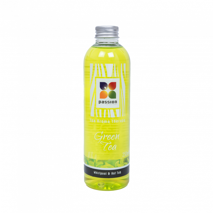 PASSION aromaterápiás illat pezsgőfürdőbe és pezsgőfürdőbe - Green Tea, 250 ml