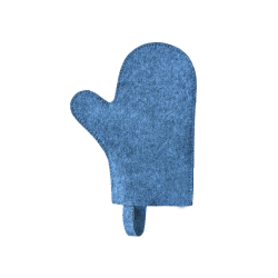 Szaunakesztyű, szürke 
