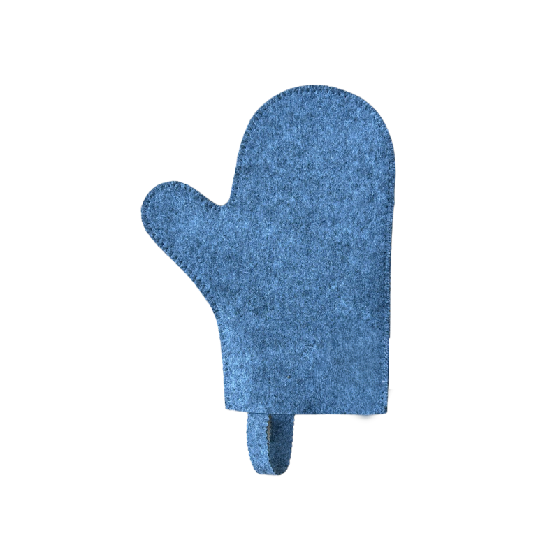 Szaunakesztyű, szürke