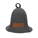 Szauna sapka - BOSS, szürke - 0