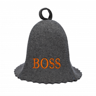 Szauna sapka - BOSS, szürke