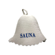 Szaunasapka - SAUNA, kék felirattal