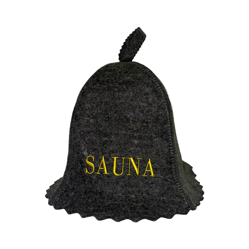 Szauna sapka - SAUNA, szürke