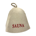 Szaunasapka - SAUNA, piros betűkkel - 1