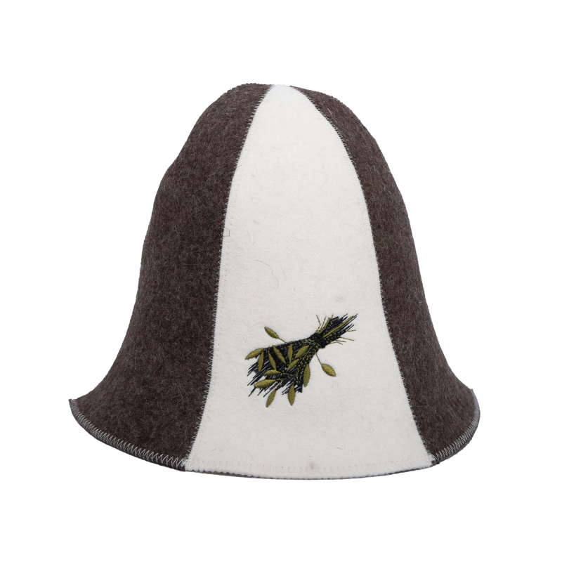 Szauna sapka - SAUNA WHISK, csíkos