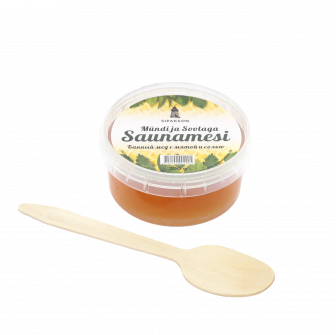 Szaunaméz mentakivonattal és sóval, 200g