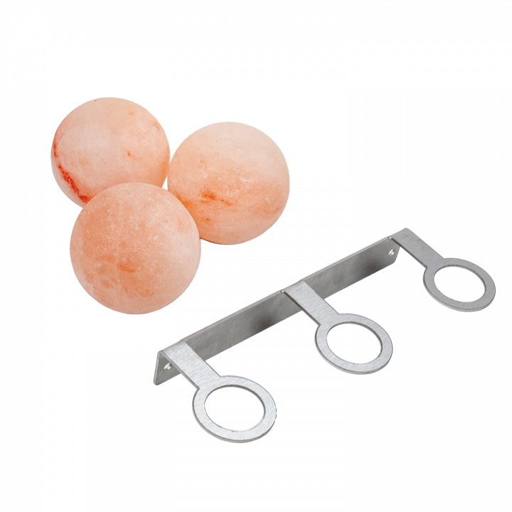 SAUFLEX Himalájai sógolyók, tartóval, 3 db