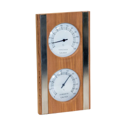 SAUFLEX termo-higrométer, cédrus-fehér 