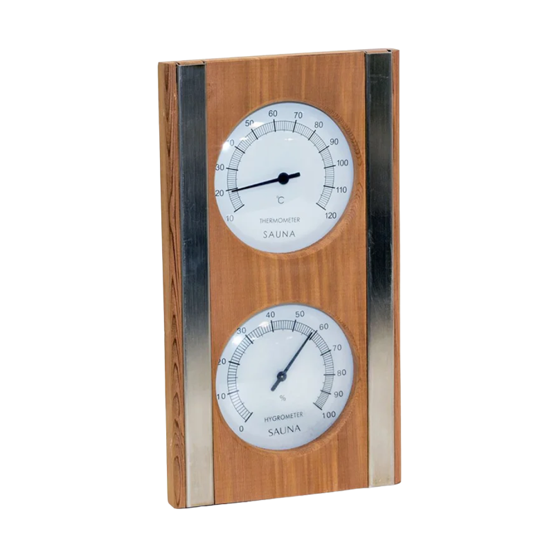 SAUFLEX termo-higrométer, cédrus-fehér