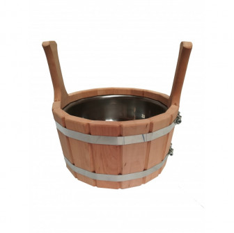 Vödör rozsdamentes acél betéttel, 5 l