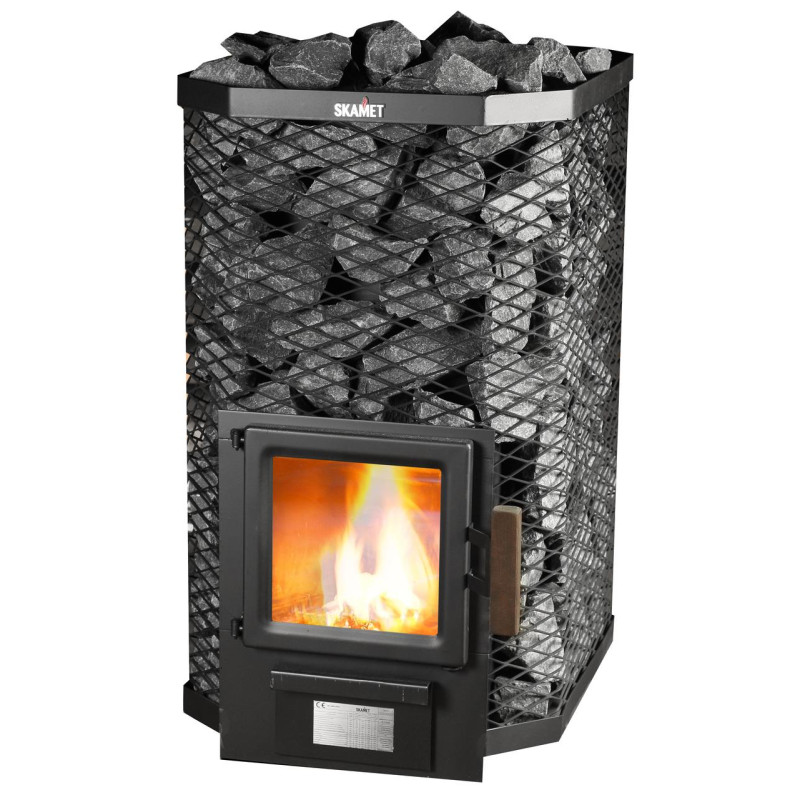 Fatüzelésű szaunakályha - SKAMET kályha S-120 GL