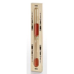 Homokóra szaunához - 20 perc, piros  Homokóra szaunához - 20 perc, piros