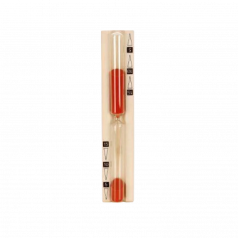 Homokóra szaunához - 15 perc, piros