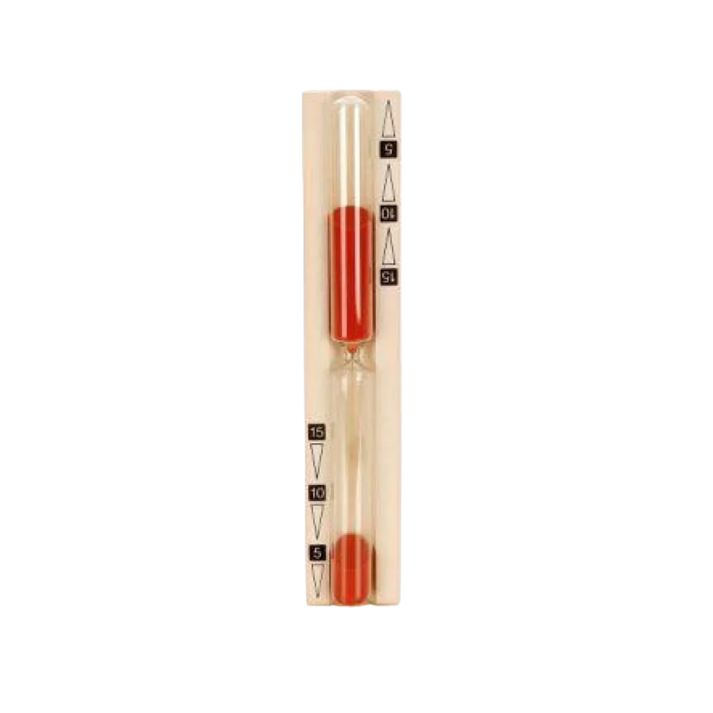Homokóra szaunához - 15 perc, piros