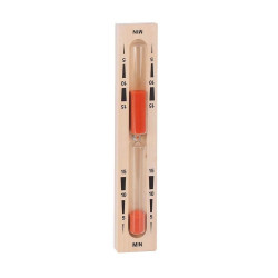 Homokóra szaunához - 15 perc, piros 55x320x35 mm  Homokóra szaunához - 15 perc, piros 55x320x35 mm