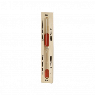 Homokóra szaunához - 20 perc, piros