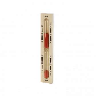 Homokóra szaunához - 30 perc, piros