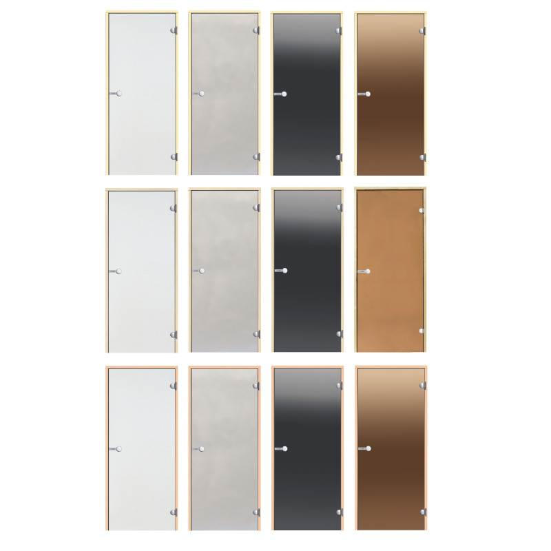 Üveg szaunaajtók HARVIA 9x19