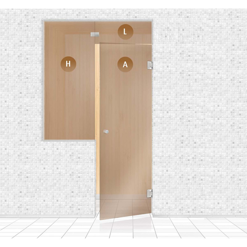 Szauna üvegfal, AD TYPE 4