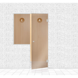 Szauna üvegfal, AD TYPE 8  Szauna üvegfal, AD TYPE 8