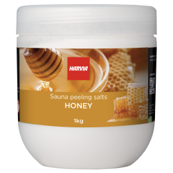 Szauna peeling só HARVIA méz 1 kg