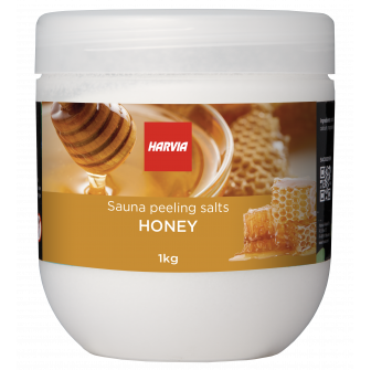 Szauna peeling só HARVIA méz 1 kg
