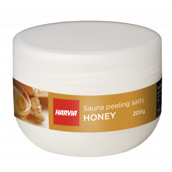 Szauna peeling só HARVIA méz 200g