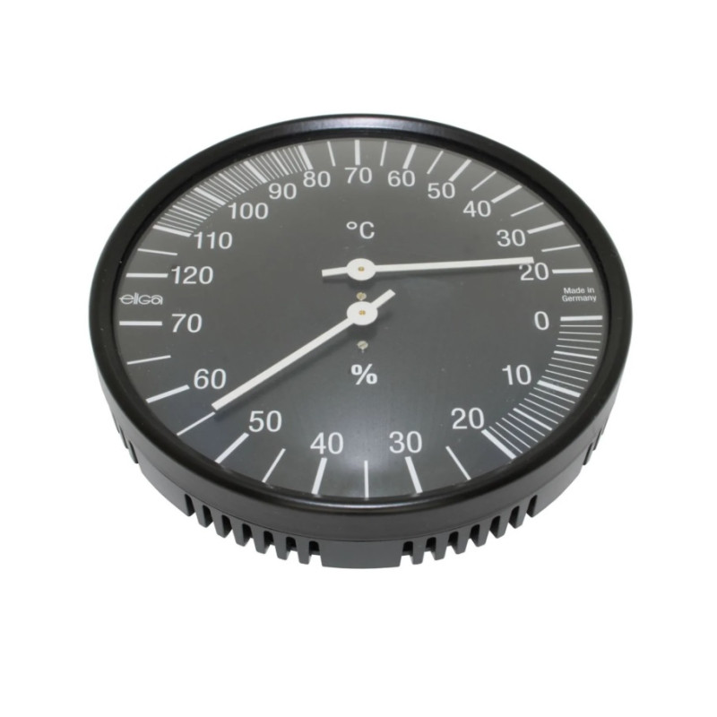 Hőmérő-higrométer, fekete