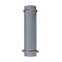 Felső öntöttvas kéménycső GEFEST kályhákhoz 130/500mm - 0