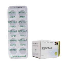 DPD 1 vízvizsgáló tabletták, klórmeghatározás, 10 tabletta 