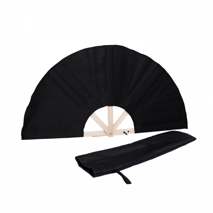 Textil szauna ventilátor, fekete
