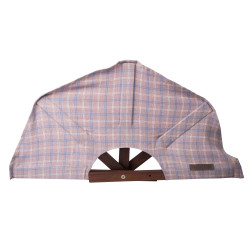 Szauna ventilátor, kockás anyagból 