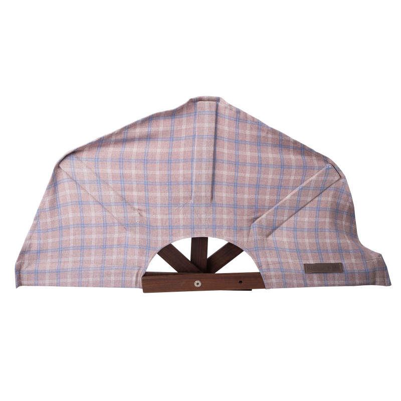 Szauna ventilátor, kockás anyagból