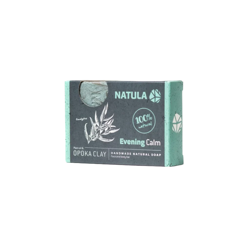 NATULA arc- és testszappan opoka kővel és eukaliptusszal 100g
