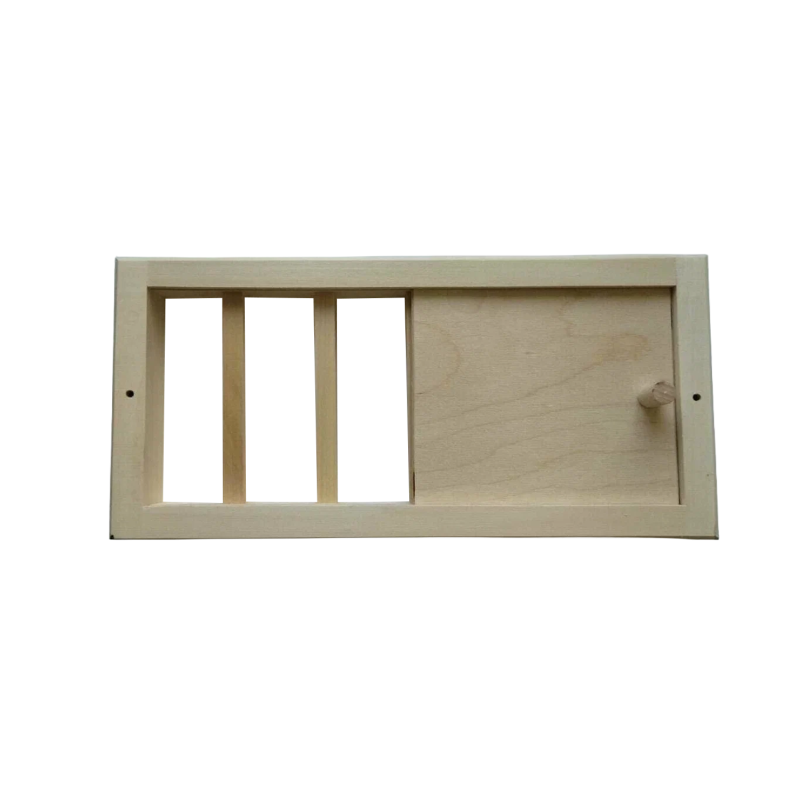 Szellőzőrács zsaluval